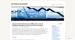 Desktop Screenshot of lafranceetlacrise.org